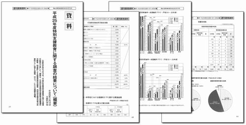 資料 平成25年度特別支援教育に関する調査の結果について（概要）